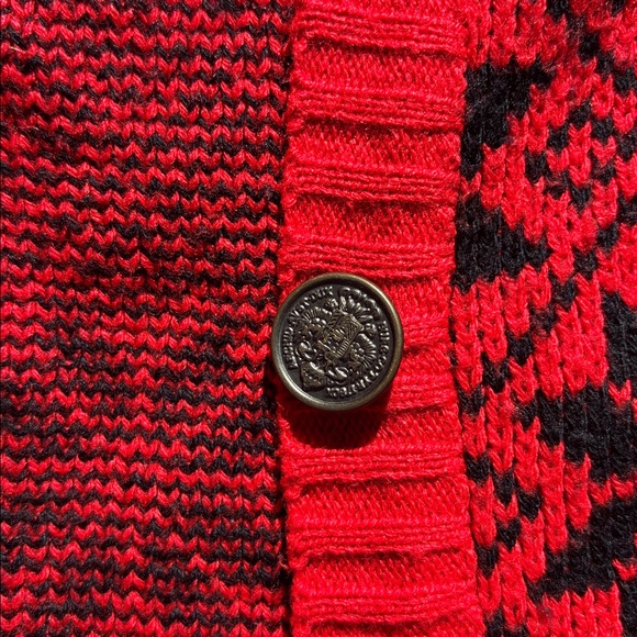 Oversized Women’s Snowflake Cardigan - Picture 4 of 4